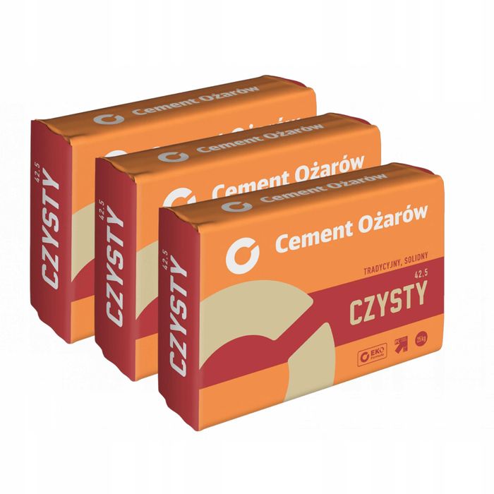 Cement Ożarów 42,5 mocny 25 kg Lublin, skład kruszywa