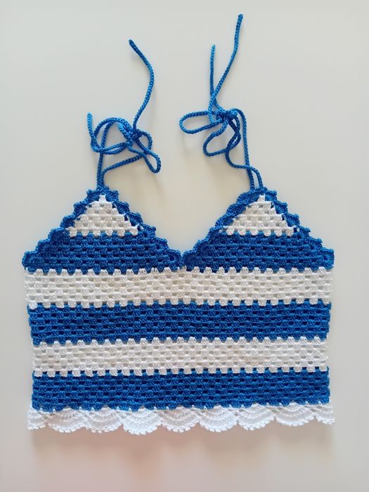 Top crochê verão
