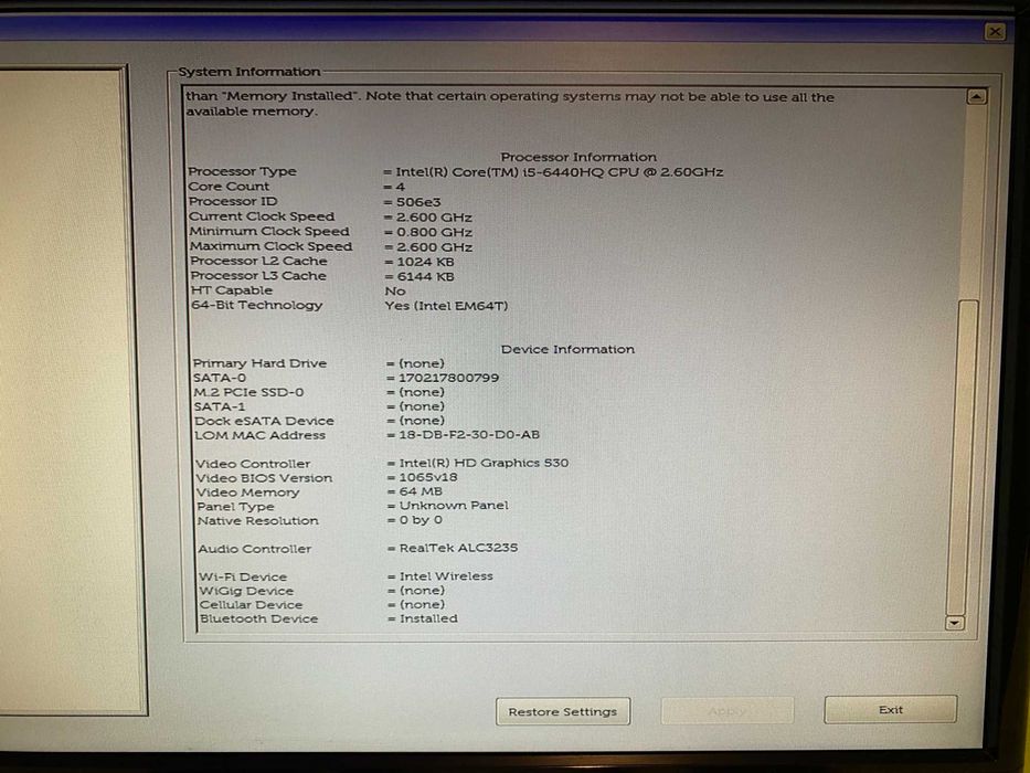 Разборка ноутбука Dell E5470