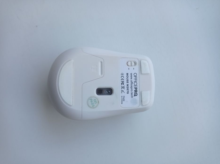 Бездротова мишка OfficePro M267G Grey/White