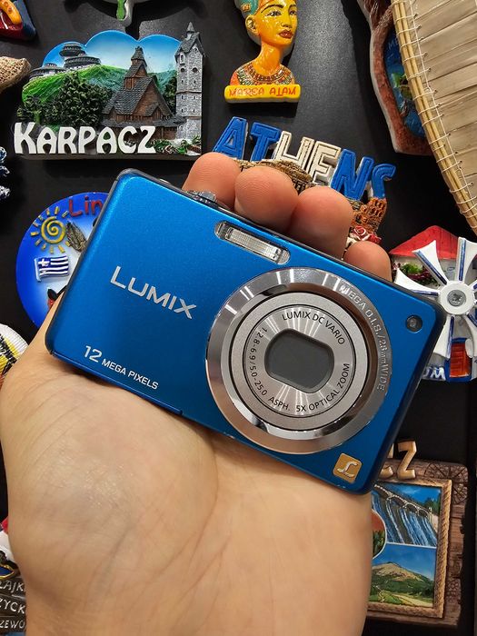 Aparat cyfrowy Panasonic Lumix DMC-FS10 Blue | Aparat Kompaktowy | Zestaw Etui Bateria