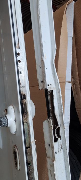 Porta aluminio branco