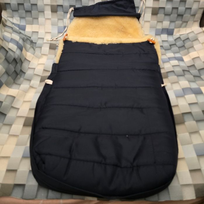 Конверт на овчині для коляски