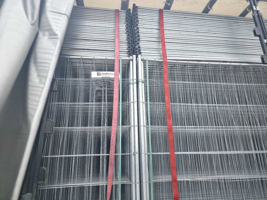 Ogrodzenie Panel prosty Płot 3,5x2 ZESTAW 140mb tymczasowy stopa beton