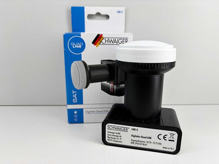 Konwerter Quad [Poczwórny] Schwaiger LNB4
