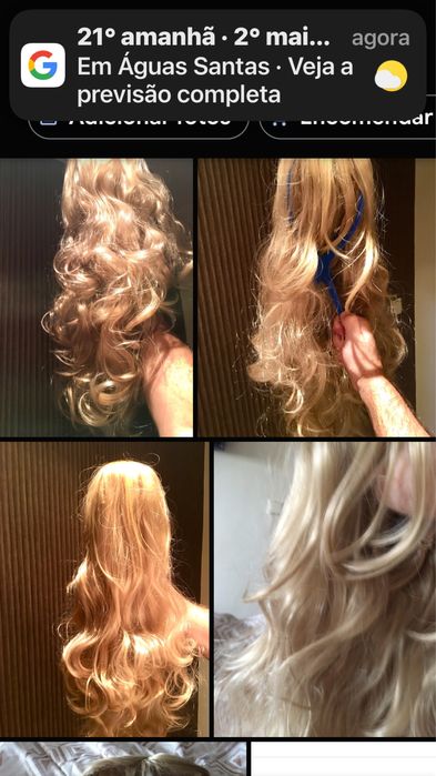 Perucas cabelo natural