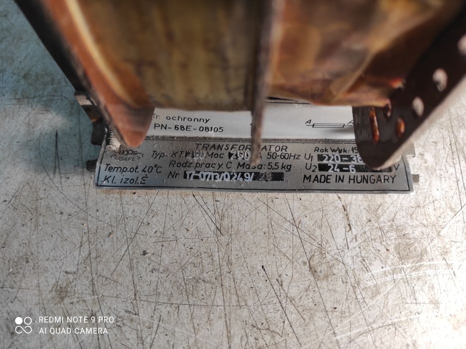 Transformator sieciowy 230/24v