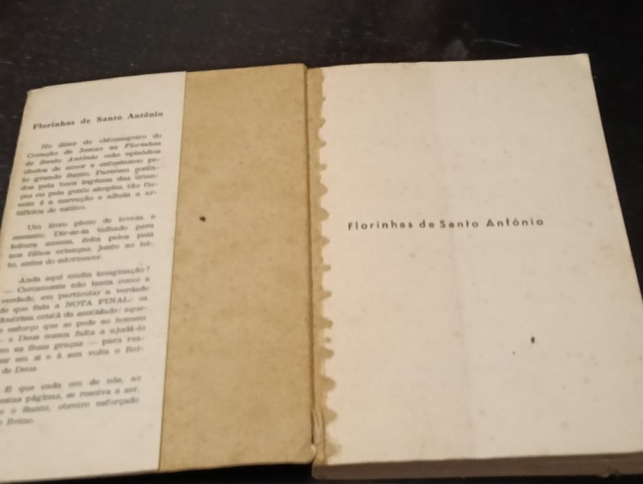 Livro Florinhas de Santo António de 1967