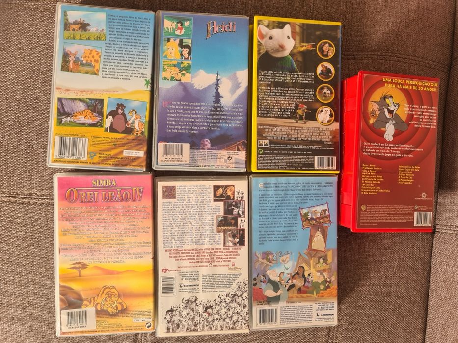 Cassetes VHS, como nivas