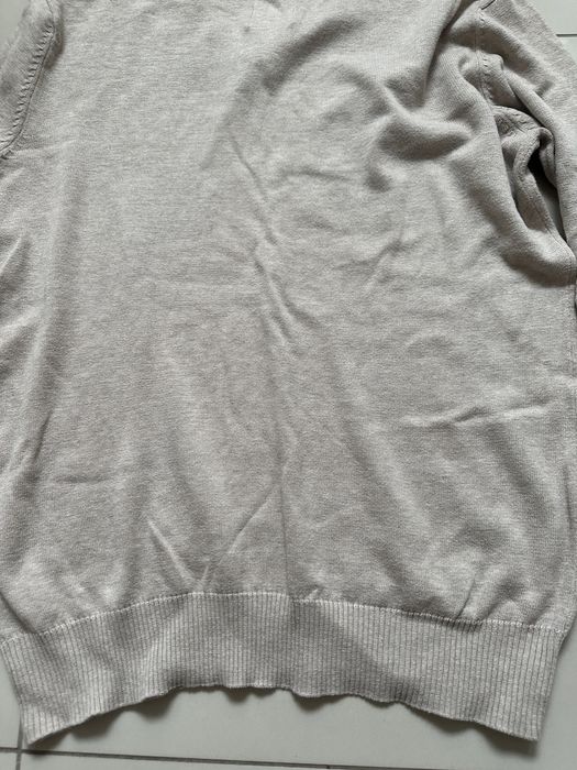 Sweter w serek Tom Tailor beżowy rozmiar M