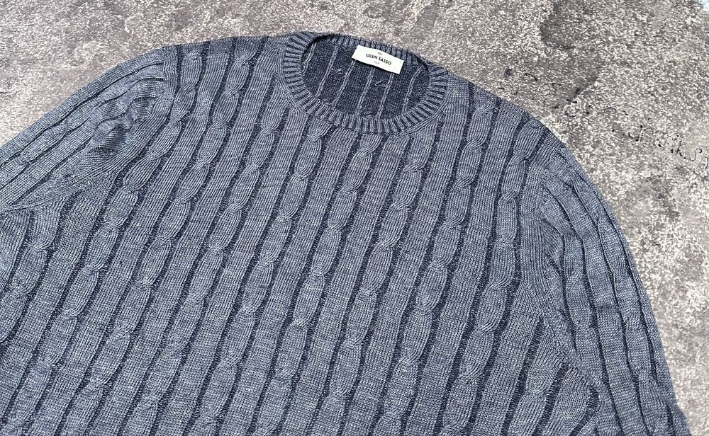 Лляной светр Gran Sasso, оригіна, XL. Zegna,brioni