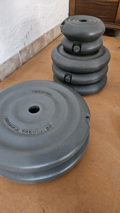 Discos de plástico para treino