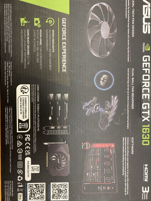 Placa Grafica Asus GeForce GTX1630 (4Gb)