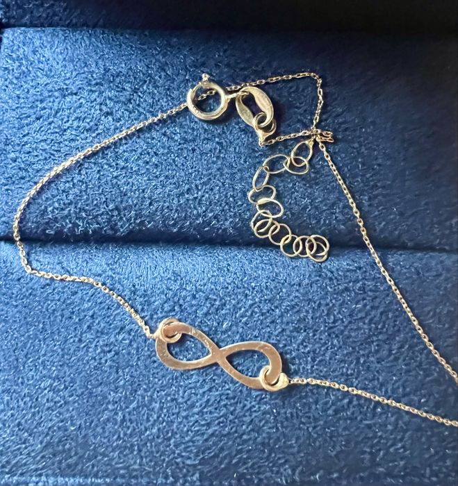 Celebrytka 585 ze znakiem nieskończoności