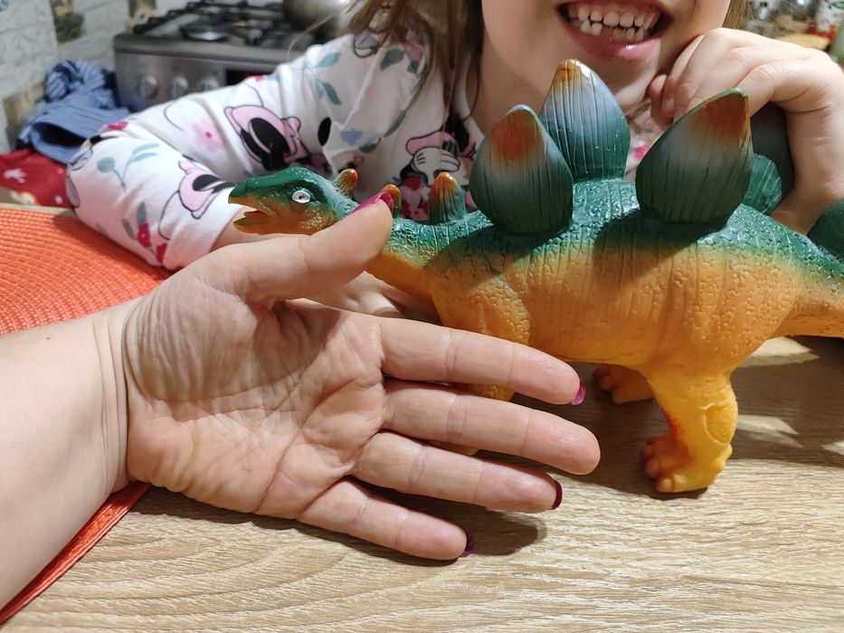 Dość duży dinozaur