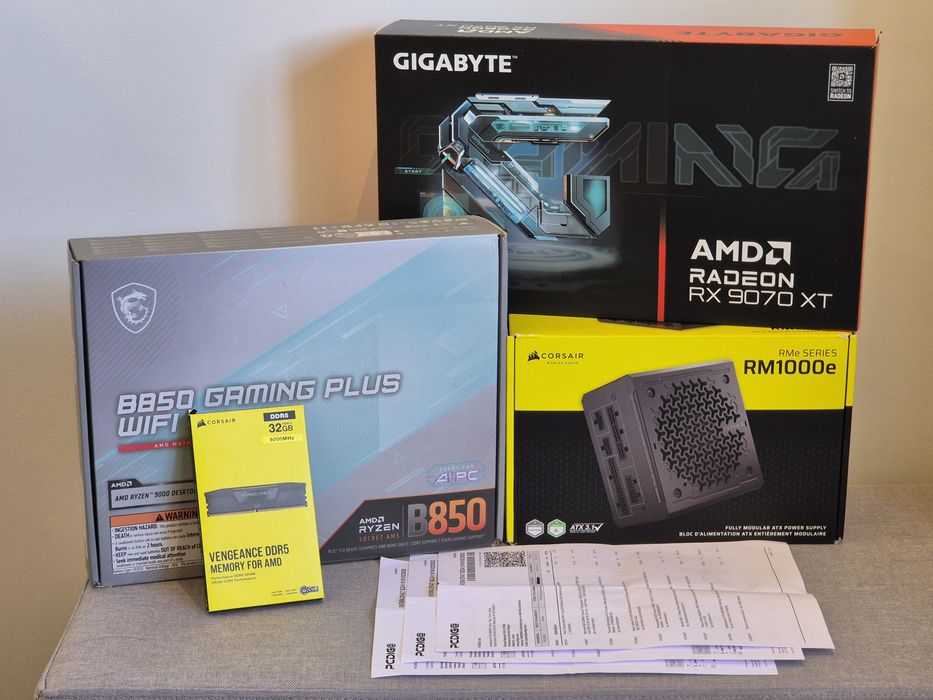 Computador Gaming RX 9070 XT + Ryzen 7 9800x3D + 32Gb RAM DDR5 + 3TB NVMe PCIe4