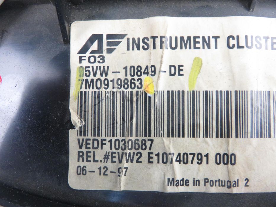 Licznik Ford Galaxy I (wgr) 1.9 Tdi 110 - Afn  - 95vw10849de