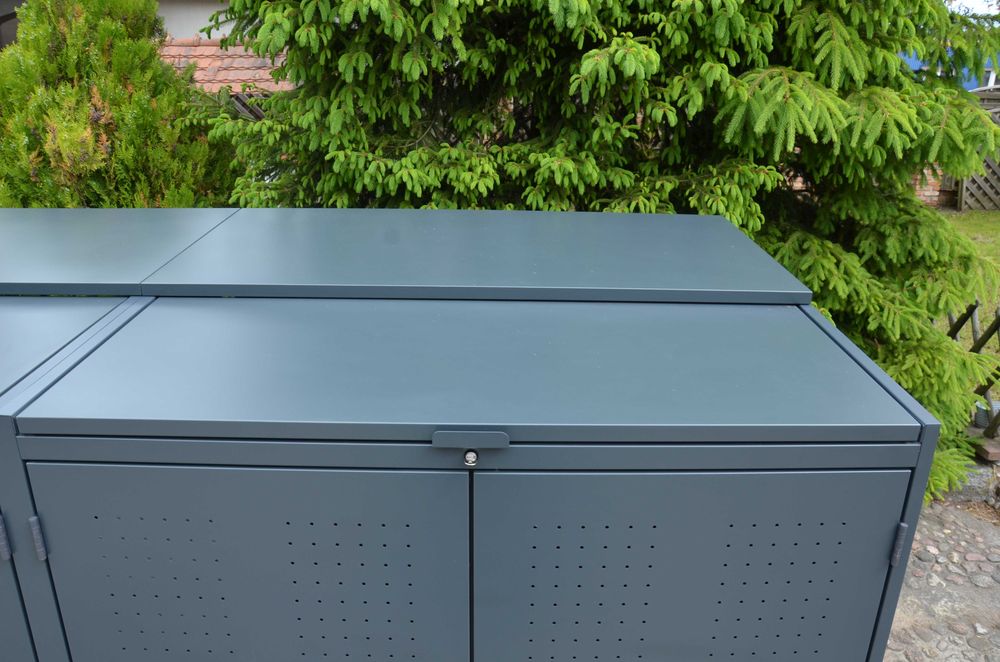 Wiata Altana Śmietnikowa Blaszak Zabudowa Obudowa Koszy 660/1100 L