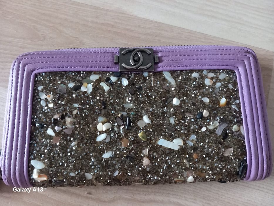 Chanel boy portfel Swarovski crystal LE