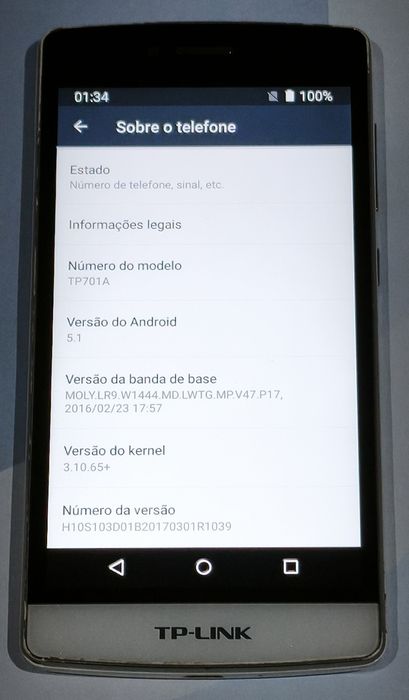 Smartphone TP LINK Neffos C5 (4G LTE)