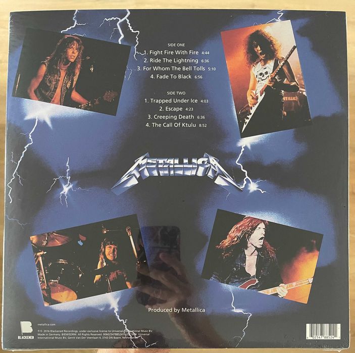 LP Metallica - Ride The Lightning