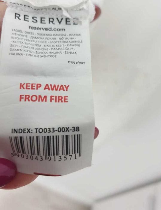 Reserved- letnia sukienka 38