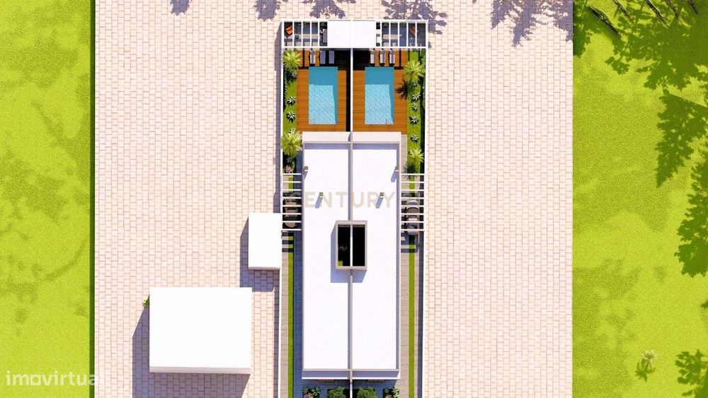 Moradia Contemporânea T4, Construção Nova, com Piscina, em Fernão Ferr