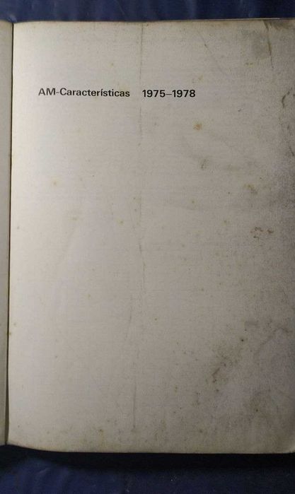 Manual Técnico Automóvel de 1975/78