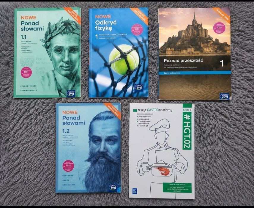 Zestaw podręczników  klasa 1