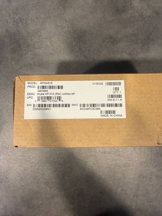 Wi-Fi 6 (802.11ax) потужний роутер Aruba AP-515 рівень ASUS ROG, TP-link, Archer, UniFi у багатьох сценаріях працює краще