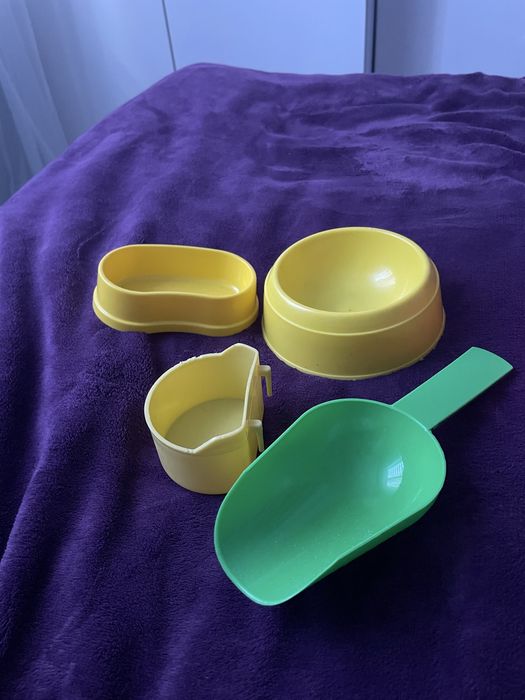 Клітка для щура/хомʼяка + набір аксесуарів(поїлка,миски,повідок,міст)