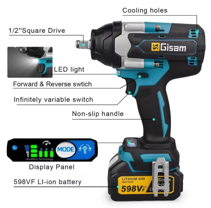 Pistola de Impacto 1800 N.M.