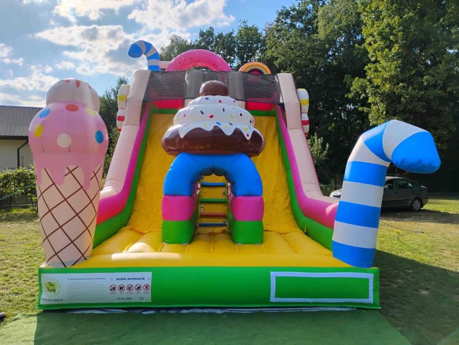 Dmuchaniec, wynajmę dmuchaną zjeżdżalnię, zamek dmuchany