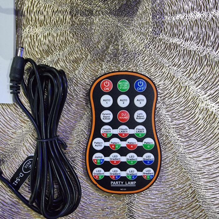 Projektor dyskotekowy LED 3w1