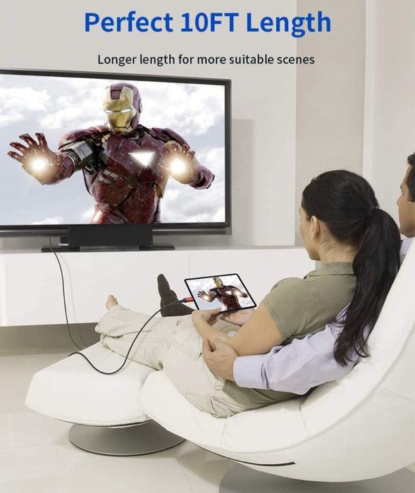 JSAUX Kabel USB C na HDMI, 5m