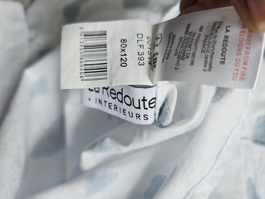 Lençol forma capa de Edredão + Fronha Almofada NOVOS La Redoute
