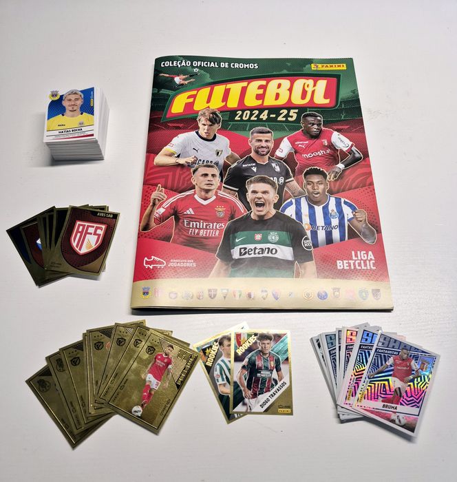 Cromos caderneta Futebol 2025 troca