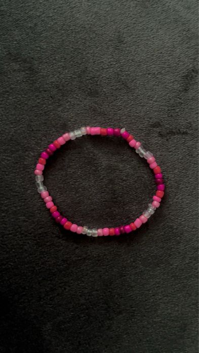 Bransoletka różowa