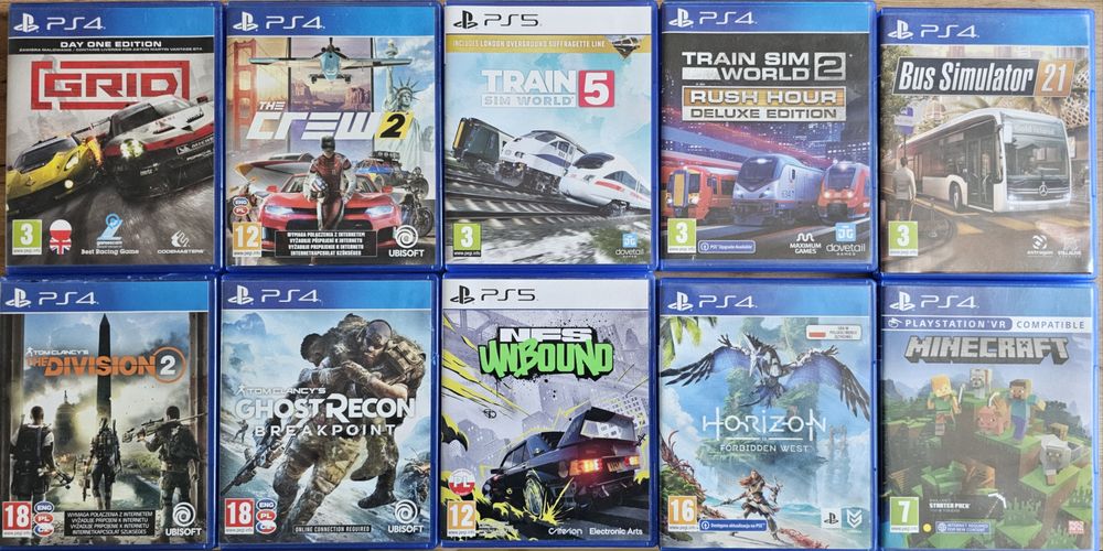 GRY playstation 4 playstation 5