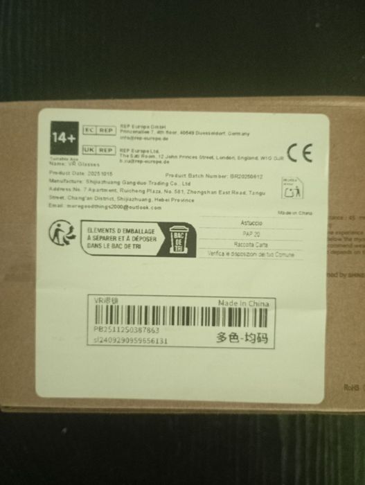 Óculos realidade virtual para telemóvel