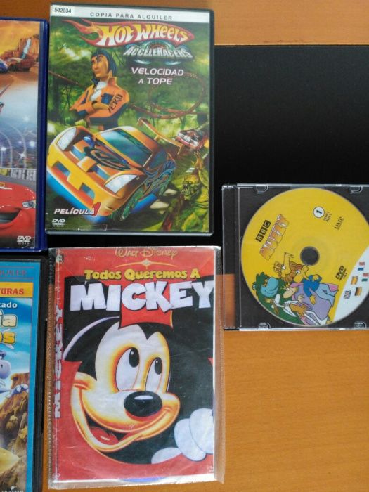 Dvd's desenhos animados