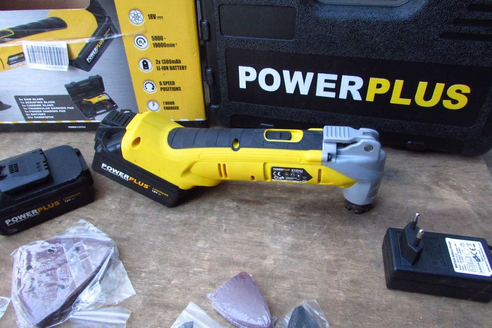 Акумуляторний реноватор, мультиінструмент Powerplus POWX1331LI(Бельгія