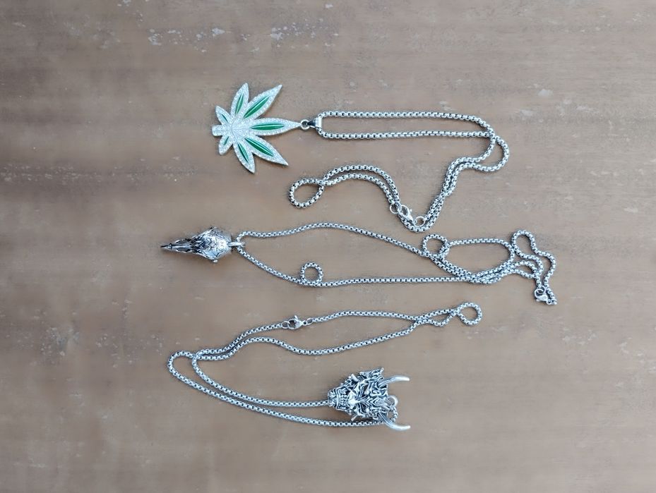 Кулон на ланцюжку Пентаграма Надприродне Pentagram коноплі