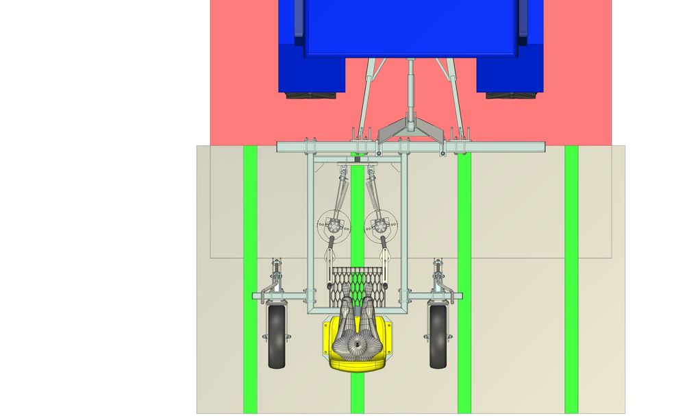 РК-1 Роторний культиватор для гарбузів, капусти.