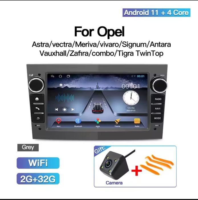 Opel Car play android para vários modelos