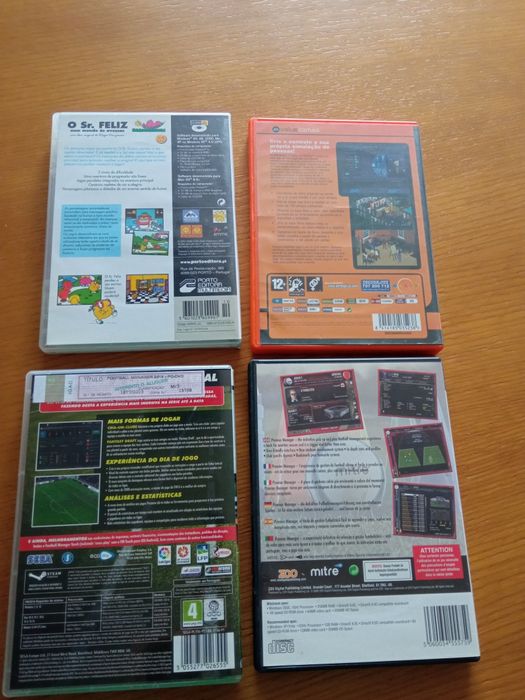 Jogos usados para  Wii e PC