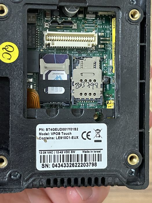 Платіжний термінал Nayax VPOS для безконтактних оплат терминал