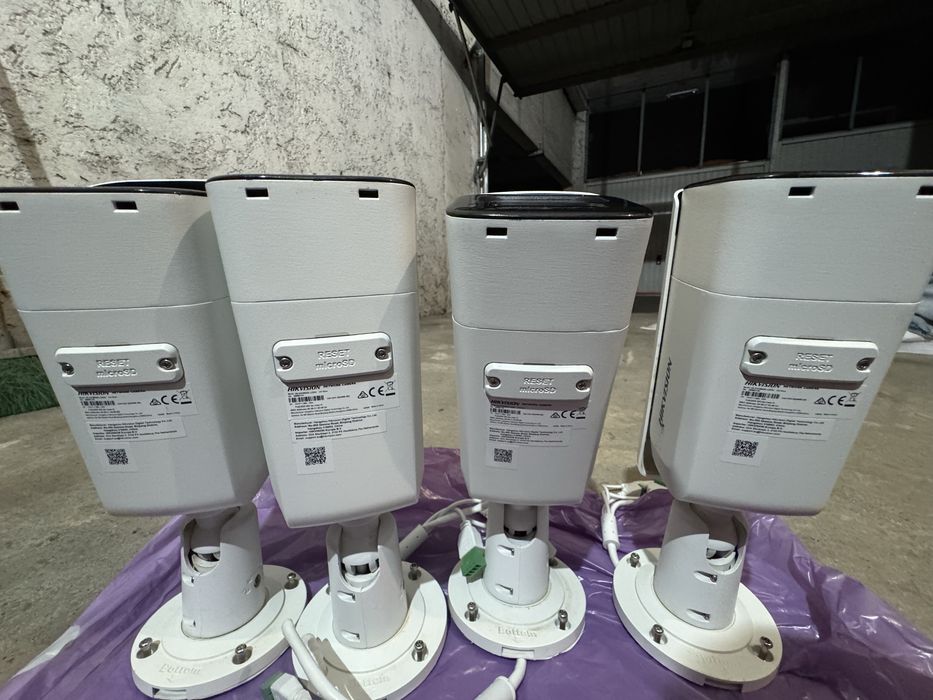 4 Camaras Hikvision 8MPX IP