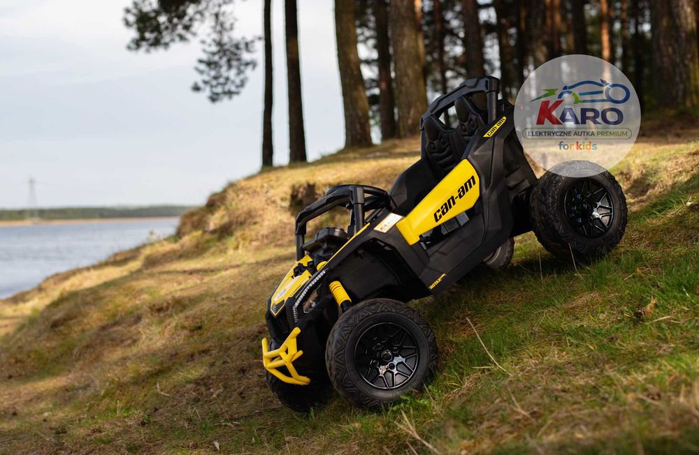 Auto na Akumulator Pojazd Buggy CAN-AM Maverick 800W LED Koła EVA 4x4