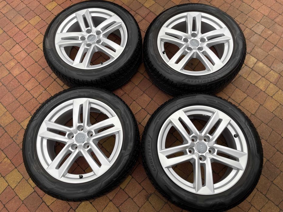 3794. Koła zimowe Audi A4 B8 B9 5x112 225/50/17 Goodyear 7/8mm 2023r